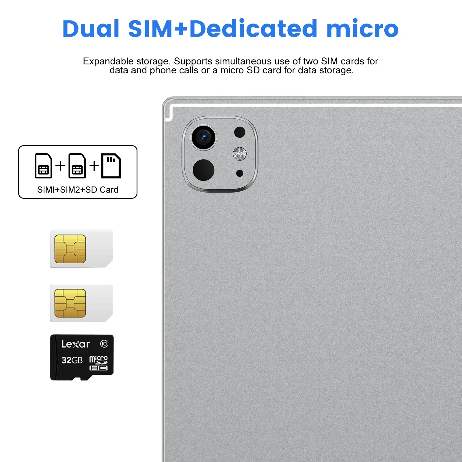 2025 Version mondiale Original IPad Air Pro tablette 11 pouces HD 4K Android 14 16GB + 1T 20000mAh 5G double SIM Bluetooth WiFi GPS tablette