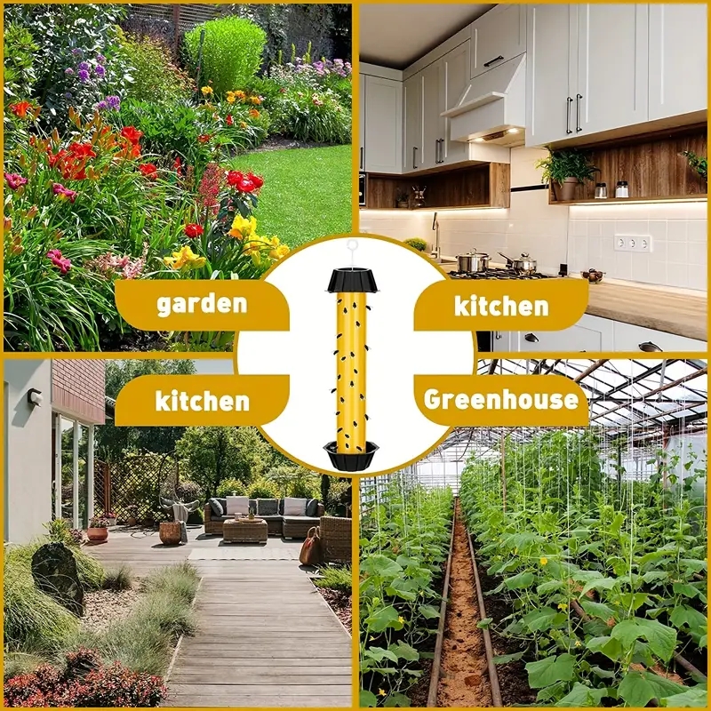 1pc Fly Stick - Trappola per mosche super appiccicosa, trappole per mosche sospese Trappole per mosche per esterni per interni |   Acchiappamosche, Moschettoni, Mosquito e Flyi