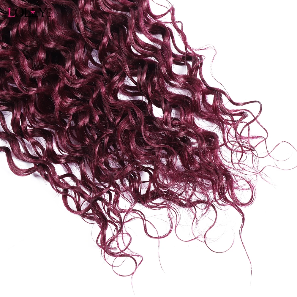 Cabelo humano em massa para trançar, Pacotes de cabelo humano profundo para mulheres, extensões de cabelo, sem trama, Borgonha, 99j, 100g