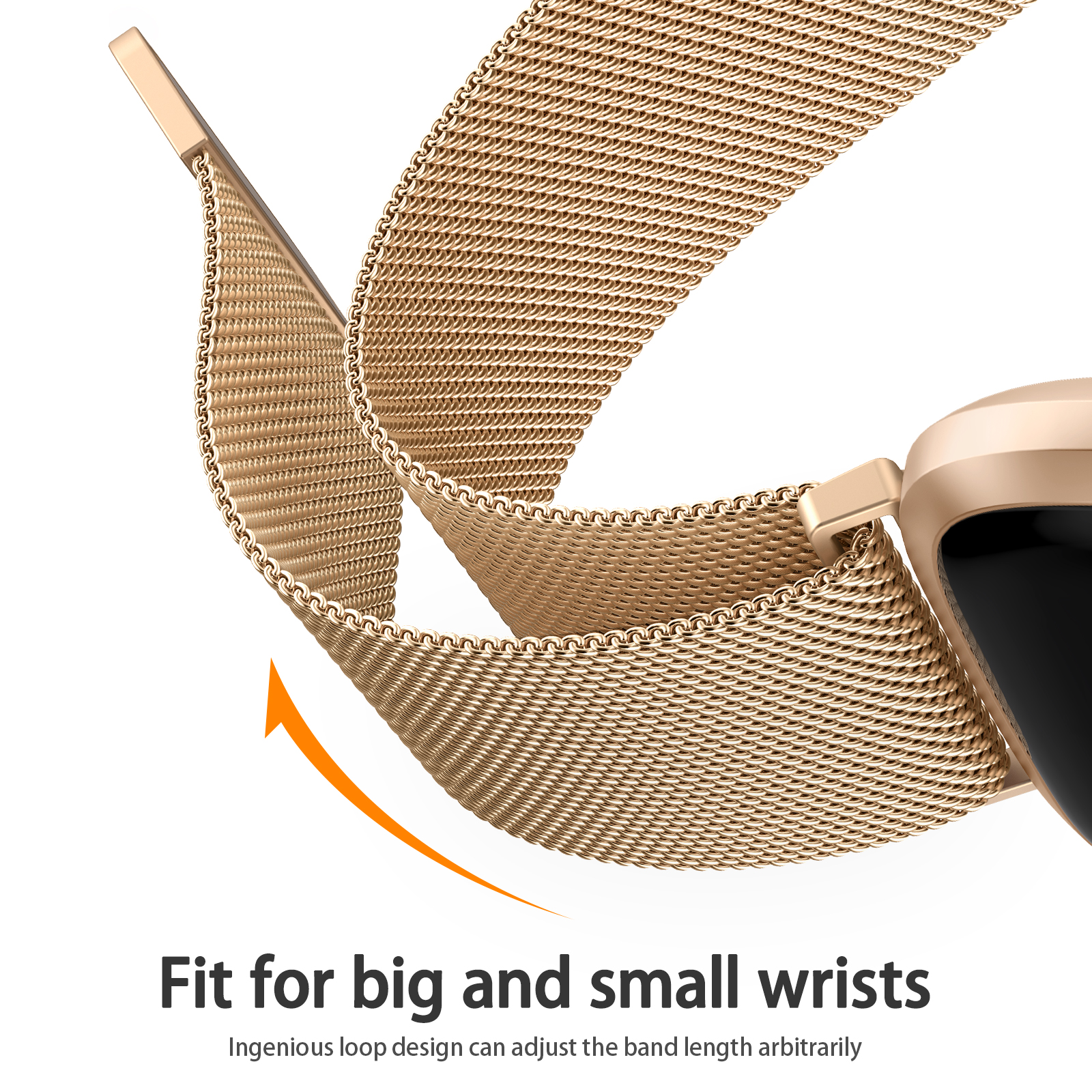 Kim Loại Từ Dây Đeo Fitbit Versa 1/Versa 2/Versa 3/Versa 4 Ban Nhạc Vòng Tay Dây Đeo Tay Cho vòng Đeo Sức Khoẻ Fitbit Versa Lite/Nghĩa 2 Dây Đeo