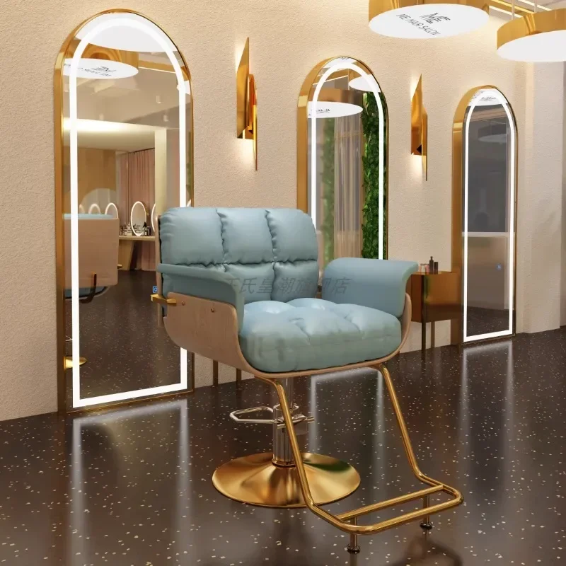 Silla reclinable de lujo para peluquería, sillón con champú, ajustable, para tatuaje y belleza