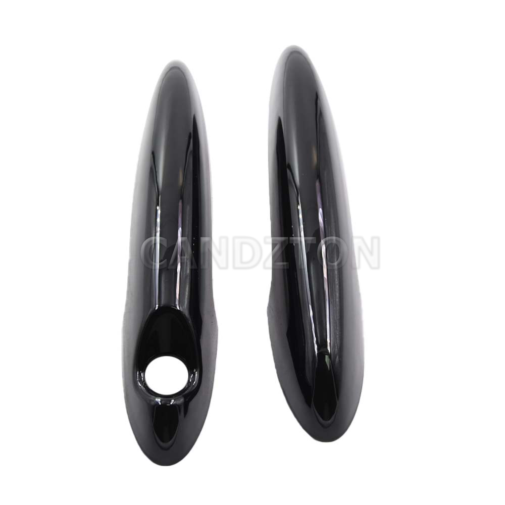 Bmw ミニクーパー S R50 R52 R53 R55 R56 R57 R58 R59 R61 グロスブラックまたはカーボンファイバー車のドアハンドルカバー自動車部品