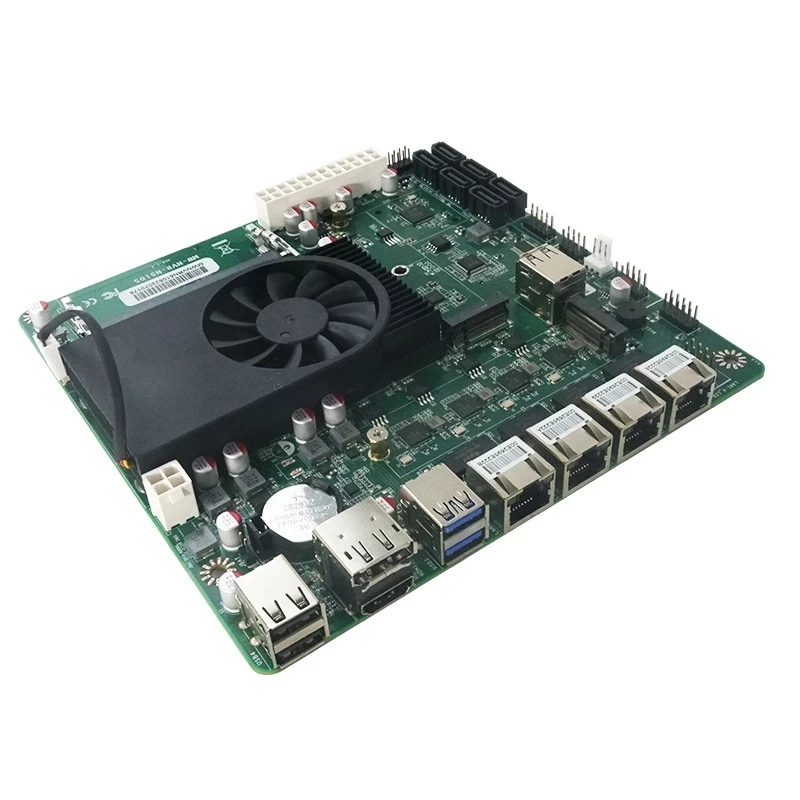 Материнская плата Topton NAS N5105,4x Intel i226 2,5 Гбит/с LAN,2 * M.2 NVMe 6 * SATA3.0,2 * DDR4, HDMI2.0 DP, Mini ITX Soft Router VPN Openwrt