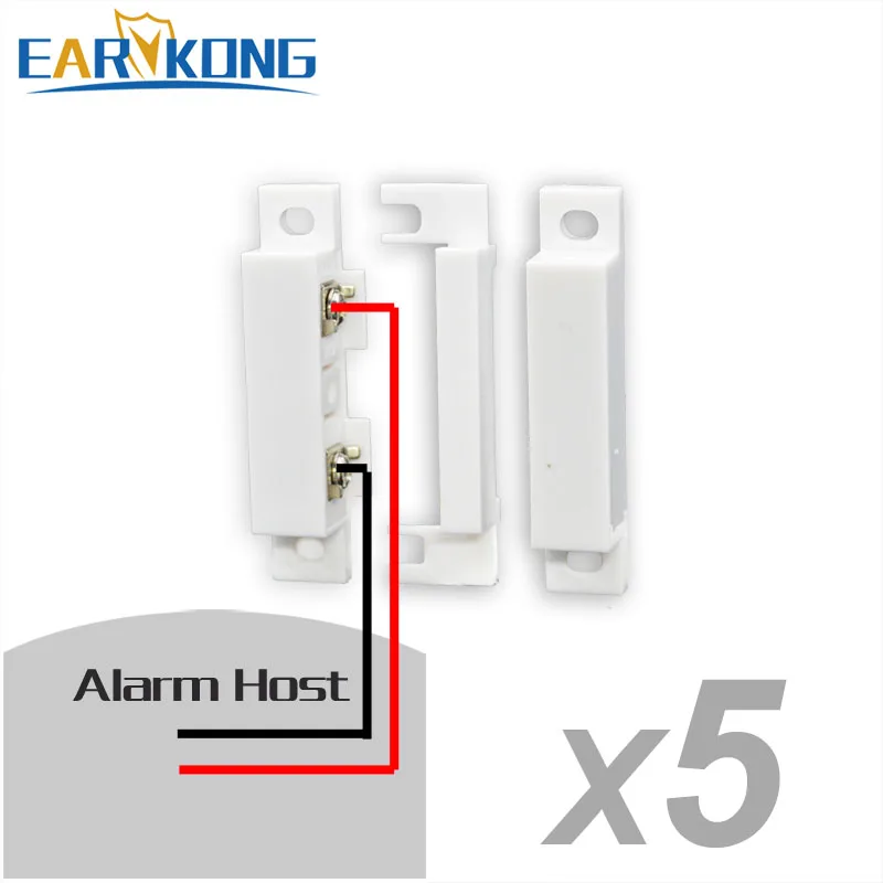 Cửa Có Cửa Sổ Mở Máy Dò Cảm Biến Cửa 5 Miếng Bao Gồm Ổn Định Hơn So Với Không Dây Cho Gia Đình Trộm Hệ Thống GSM Báo Động hệ Thống