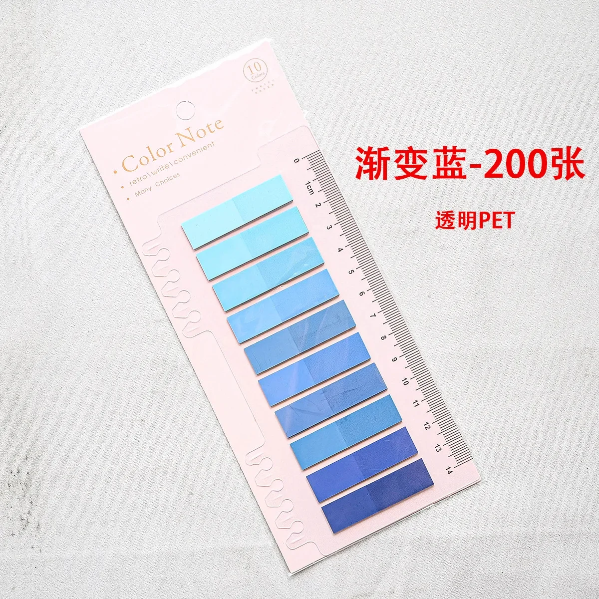200 Sheets Transparent Sticky Notes Self-Adhesive Reading Annotation for Books Notepad Bookmarks Memo Pad Index Tabs