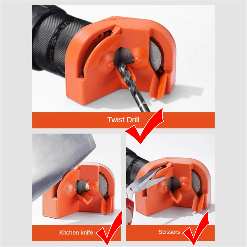 Mehrzweck-Bohrer, Schleifschärfer, Messerschärfer