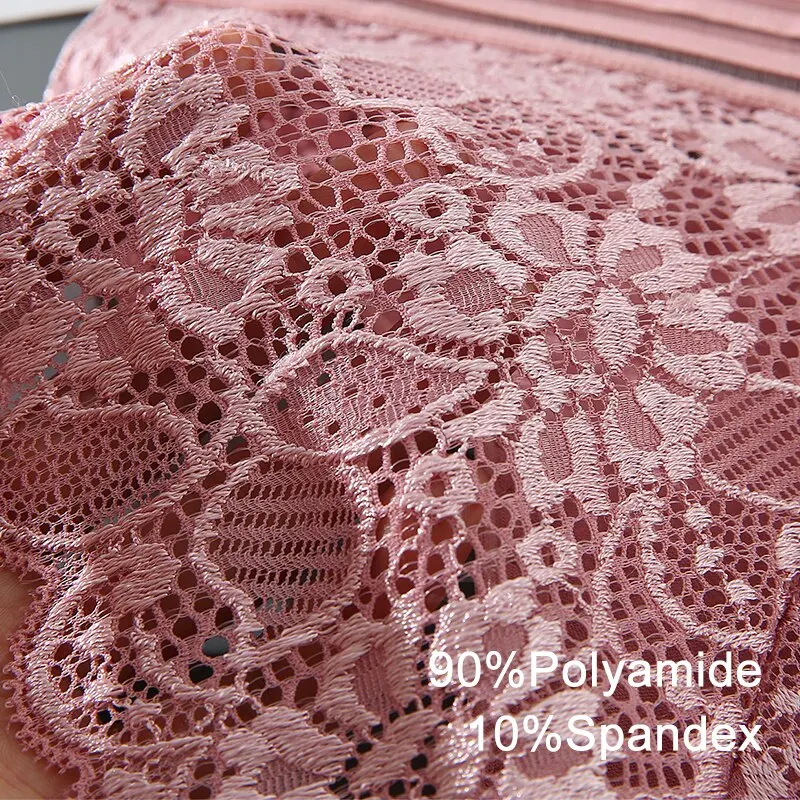 3 ชิ้นกางเกงลูกไม้เซ็กซี่ผู้หญิงกางเกงสีทึบกางเกง Breathable Intimates กางเกงหญิงชุดชั้นในชุดชั้นใน