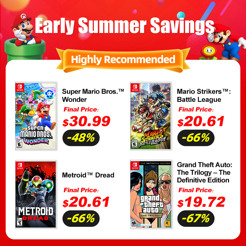 Mario Strikers Battle League jogos Nintendo Switch Game Console, 100% Cartão de Jogo Físico Oficial, OLED Lite