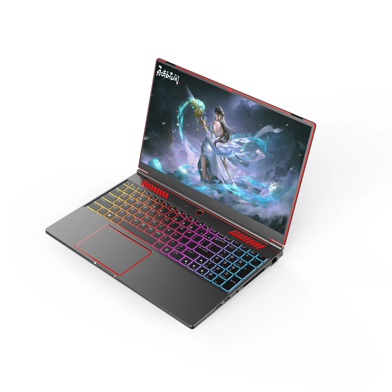 Laptop S6 z procesorem i9-13900HK, kartą graficzną RTX 4050 6G, podświetlaną klawiaturą, dla graczy, ekran 16.1'', bateria 4800mAh, 64GB (2*DDR5), 2*M.2, 144Hz, PCI-E, laptop gamingowy.