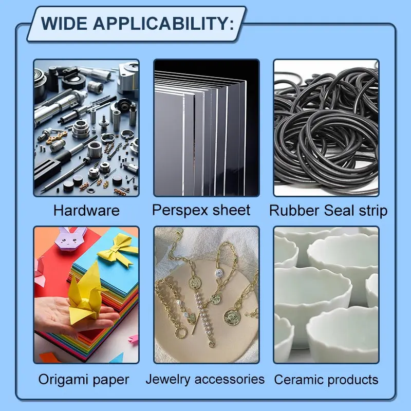 20 ml, adesivo 401 trasparente forte, riparazione gomma, adesivo multifunzionale per parti metalliche in plastica. Eccellente strumento di incollaggio.