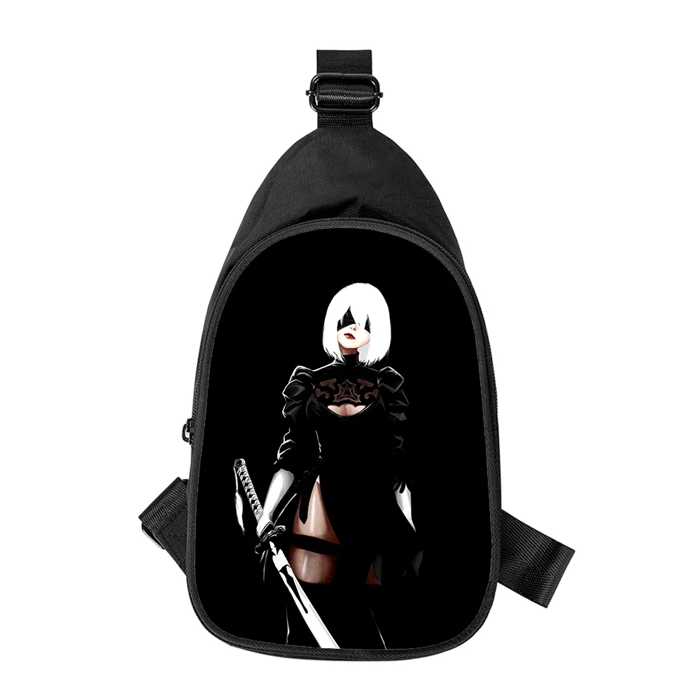Мужская и женская сумка-Кроссбоди с 3D-принтом Nier Automata 2b two B