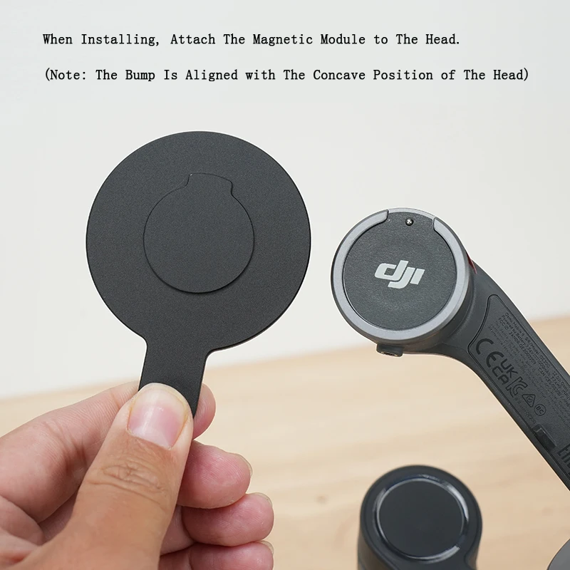 Magsafe DJI OM6/5/4SE/4 호환 DJI Osmo 짐벌 안정기 액세서리 용 모든 전화 용 DJI 마그네틱 링 클램프 홀더