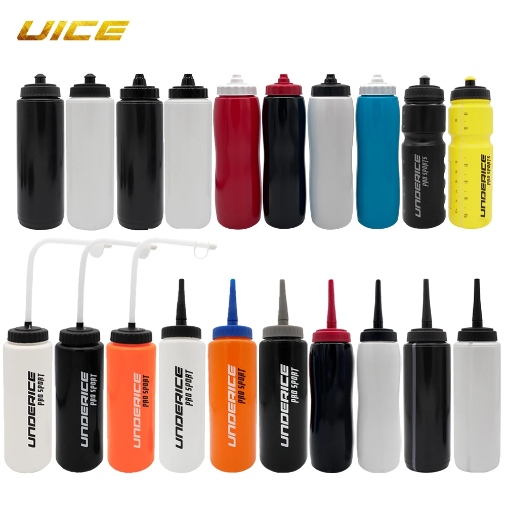 ICE Hockey น้ําขวด BPA ฟรีกีฬาฮอกกี้ขวด 750/950/1000ML อุปกรณ์ฮอกกี้ฟุตบอลลาครอสขวดกีฬาเกียร์