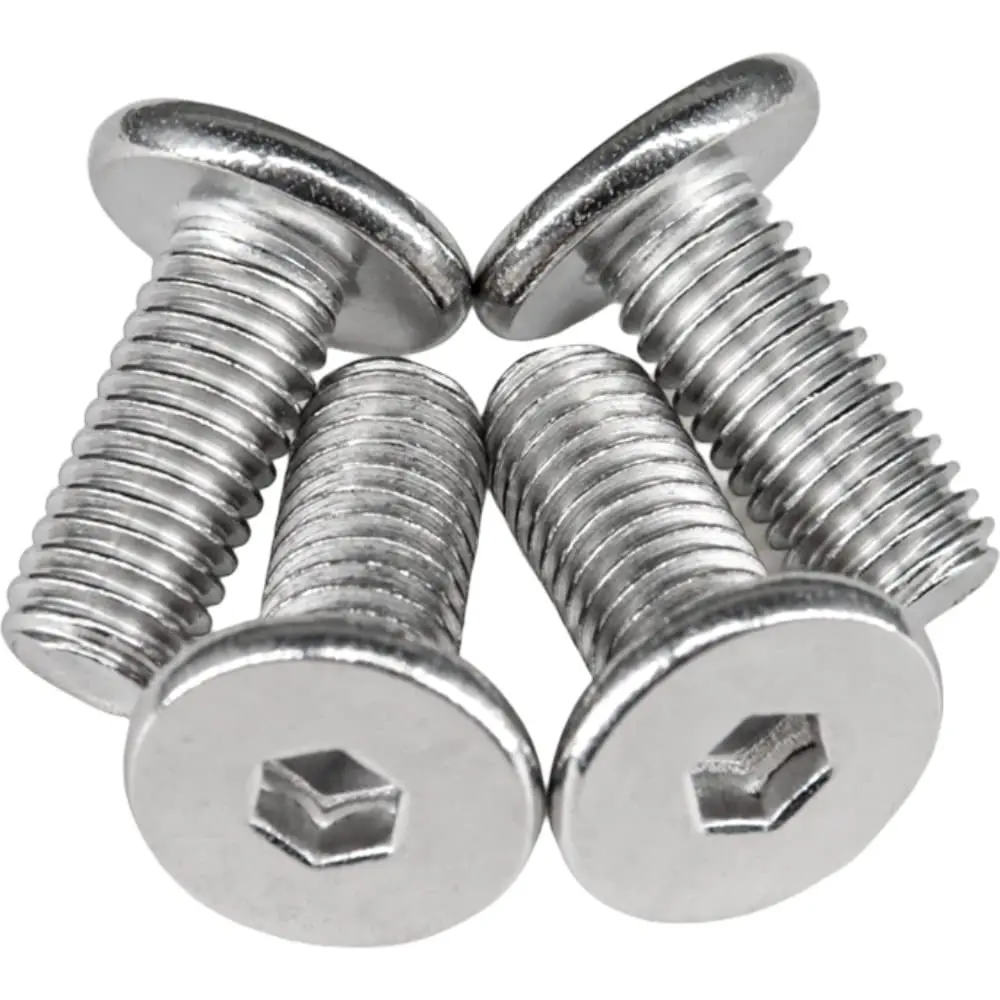 M1.6 M2 M2.5 M3 M4 M5 M6 M8 hexágono oblea plana ultrafina tornillo de cabeza Allen A2-70 304 acero inoxidable