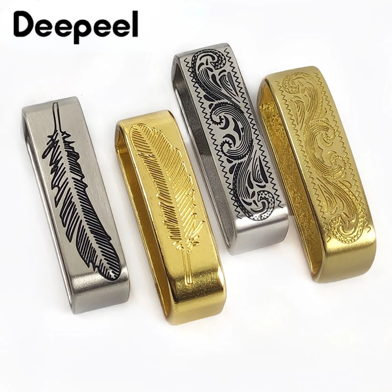 1 peça 35/40mm cintos de metal laços de cinto de couro de latão fivela para jeans masculinos roupas diy artesanato acessórios de hardware