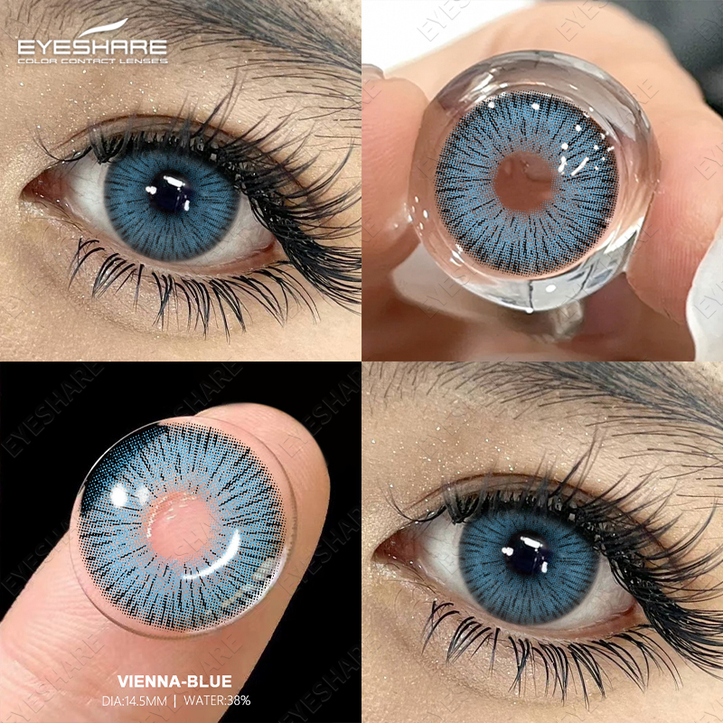 EYESHARE 1 paar kleur contactlenzen voor ogen cosmetische hoge kwaliteit blauwe lenzen groen contact mode cosmetische oogcontacten