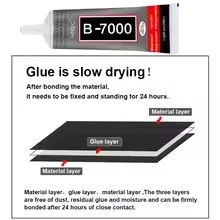1pcs 15ML 25ML 50ML 110ML B7000 Clear Contact Phone Repair Adhesive Universal Glass Plastic DIY Glue With Precision Applicator