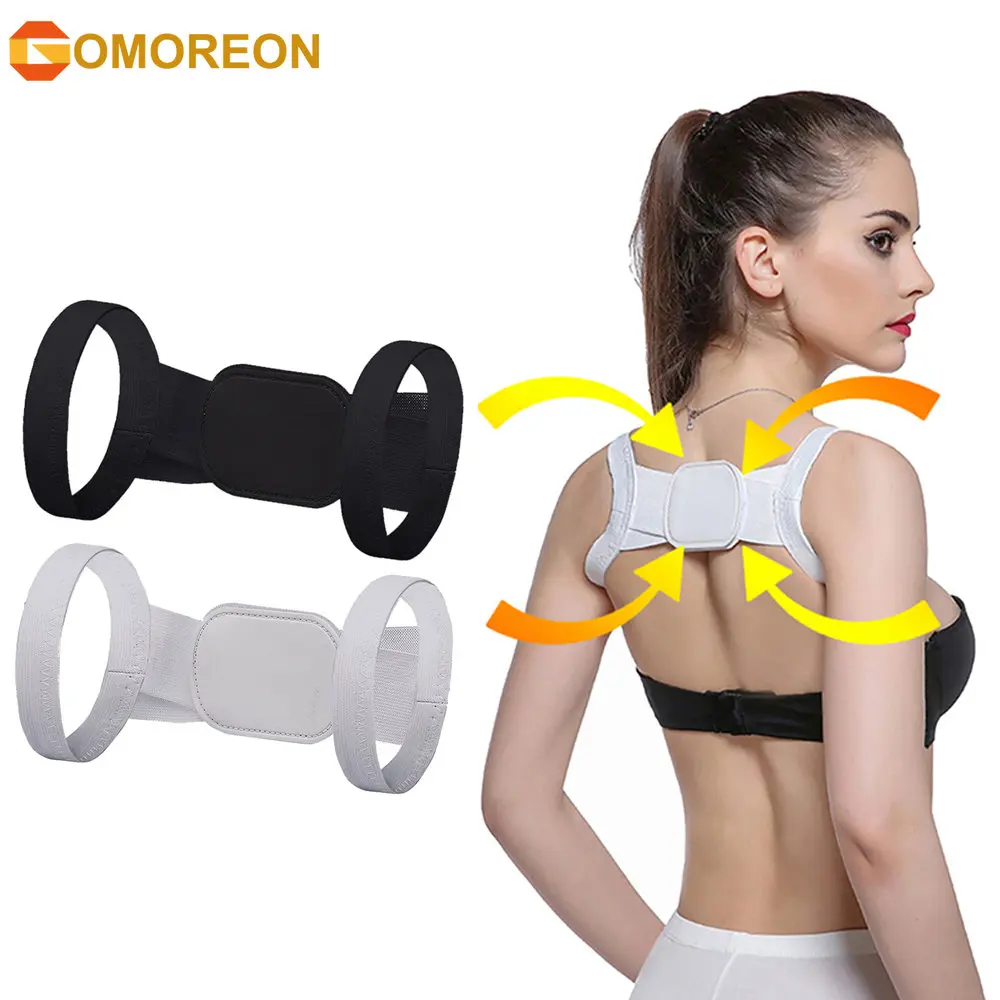 GOMOREON 1Pcs 등 자세 교정기 스텔스 카멜백 지원 자세 교정기 남성과 여성을위한