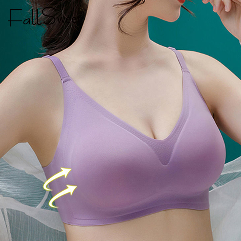 FallSweet Nahtloser BH für Damen, Push-Up-BHs, bequem, kabellos, Bralette, dünn, atmungsaktiv, Büstenhalter, Damen, sexy Dessous, S-XL