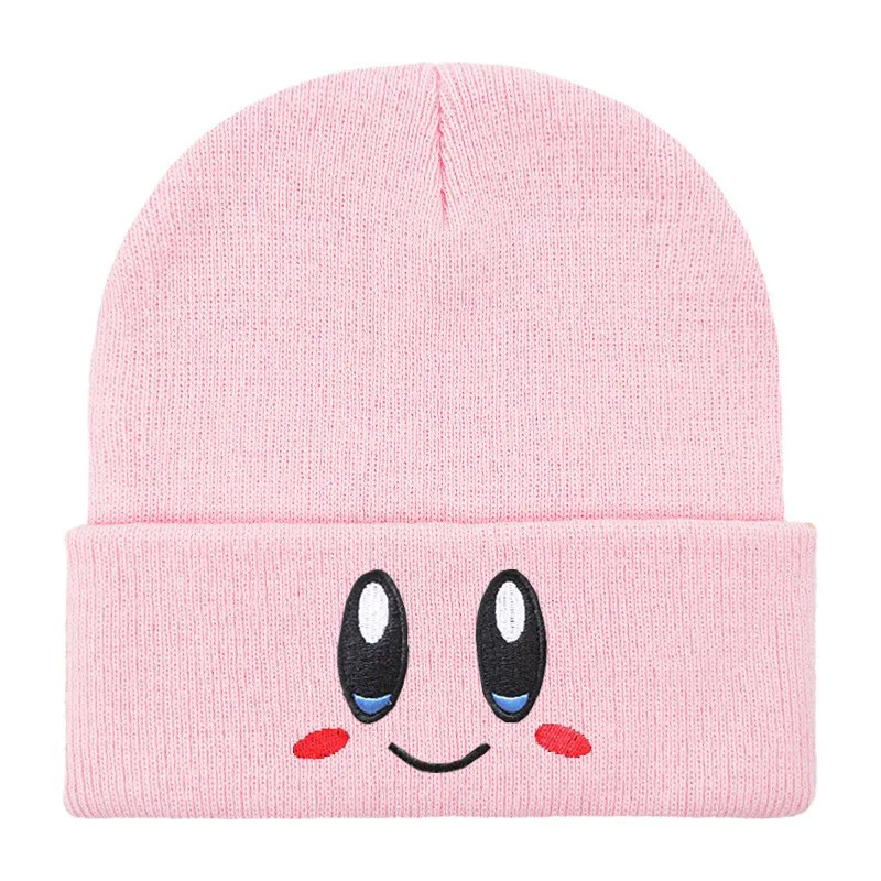 Gorros bordados de dibujos animados en 12 colores, gorros tejidos para otoño e invierno, gorro de lana cálido, gorros Gengar para hombres y mujeres