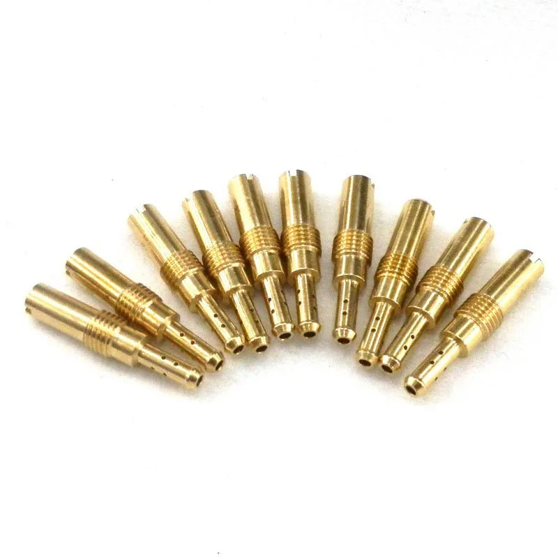 10 Chiếc PWK PWM Phản Lực Xe Máy Bộ Chế Hòa Khí Chính Máy Bay Phản Lực Chậm Phi Công Máy Bay Phản Lực Cho Keihin OKO CVK NSR KSR Carb Bộ bật Lửa Đầu Vòi Carburador