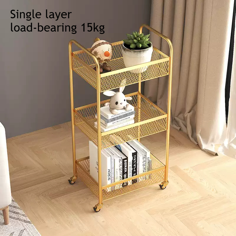 Золотая тележка для салона, многоуровневое оборудование, косметическая тележка, мебель для парикмахерской, фен, шампунь, мобильный Da Parrucchiere Grande