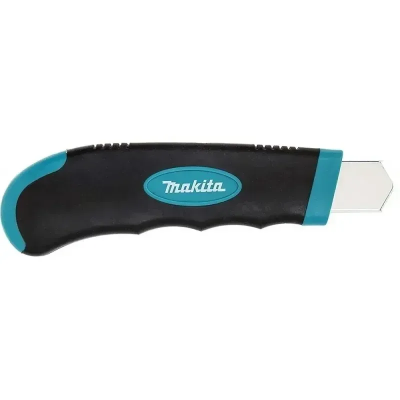 MAKITA ‎ D-65713 18mm Slide Lock Snap Off Knife Total 8 Lâminas Lâminas Extra Retráteis Faca com Cabo de Borracha Confortável
