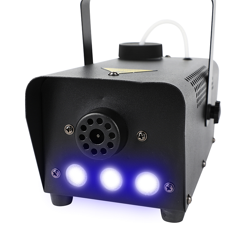 ワイヤレス制御付きフォグマシン,LEDステージライト,結婚式,家庭,パーティー,スモークマシン,DJディスコ,最新バージョン2024, 500W