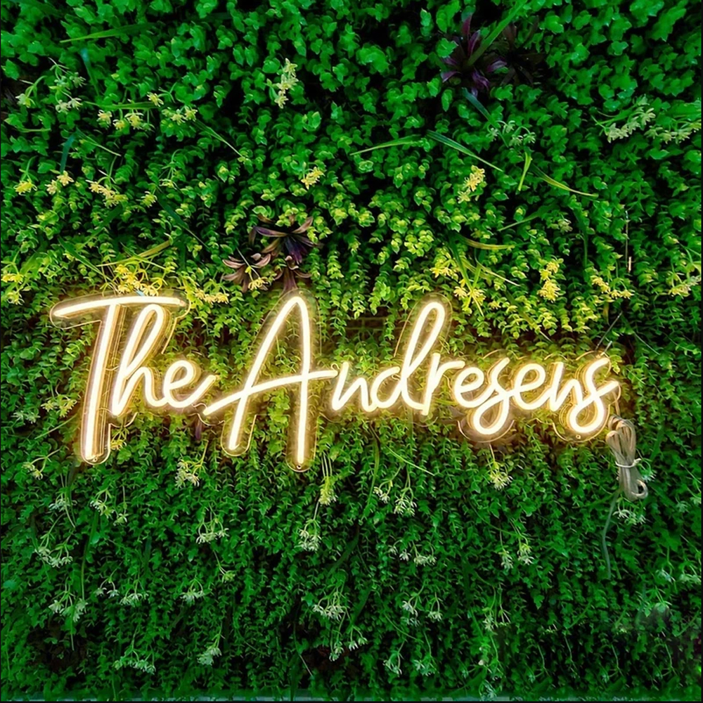 カスタムネオンサイン名パーソナライズされたサイン Led 大型ネオンナイトライト誕生日プレゼントルーム寝室の装飾壁結婚式のネオンランプ