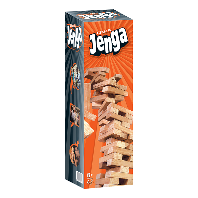 Jenga – jeux classiques, 4 langues nationales, divertissement familial, fête, éducation précoce, Puzzle, cartes à jouer empilées, cadeau d'anniversaire