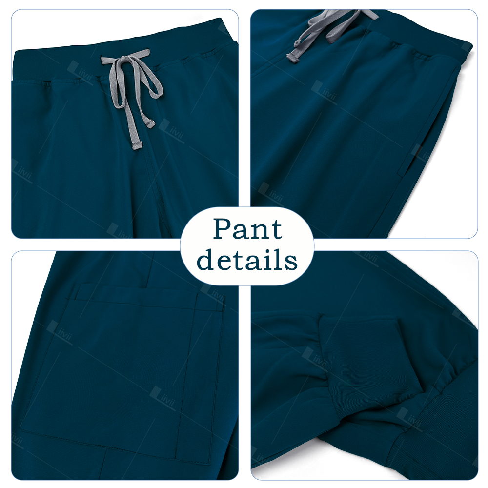 Nuevo uniforme quirúrgico ligero antiarrugas para mujer y hombre, conjunto médico de enfermera, ropa de trabajo clínica de enfermería para correr suave y transpirable
