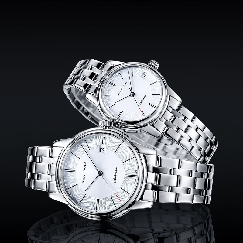 2022 Seagull herren Uhr Geschäfts Stahl Gürtel Automatische Mechanische Uhr Wasserdicht Leder Sapphire Männer Armbanduhr D 816,405
