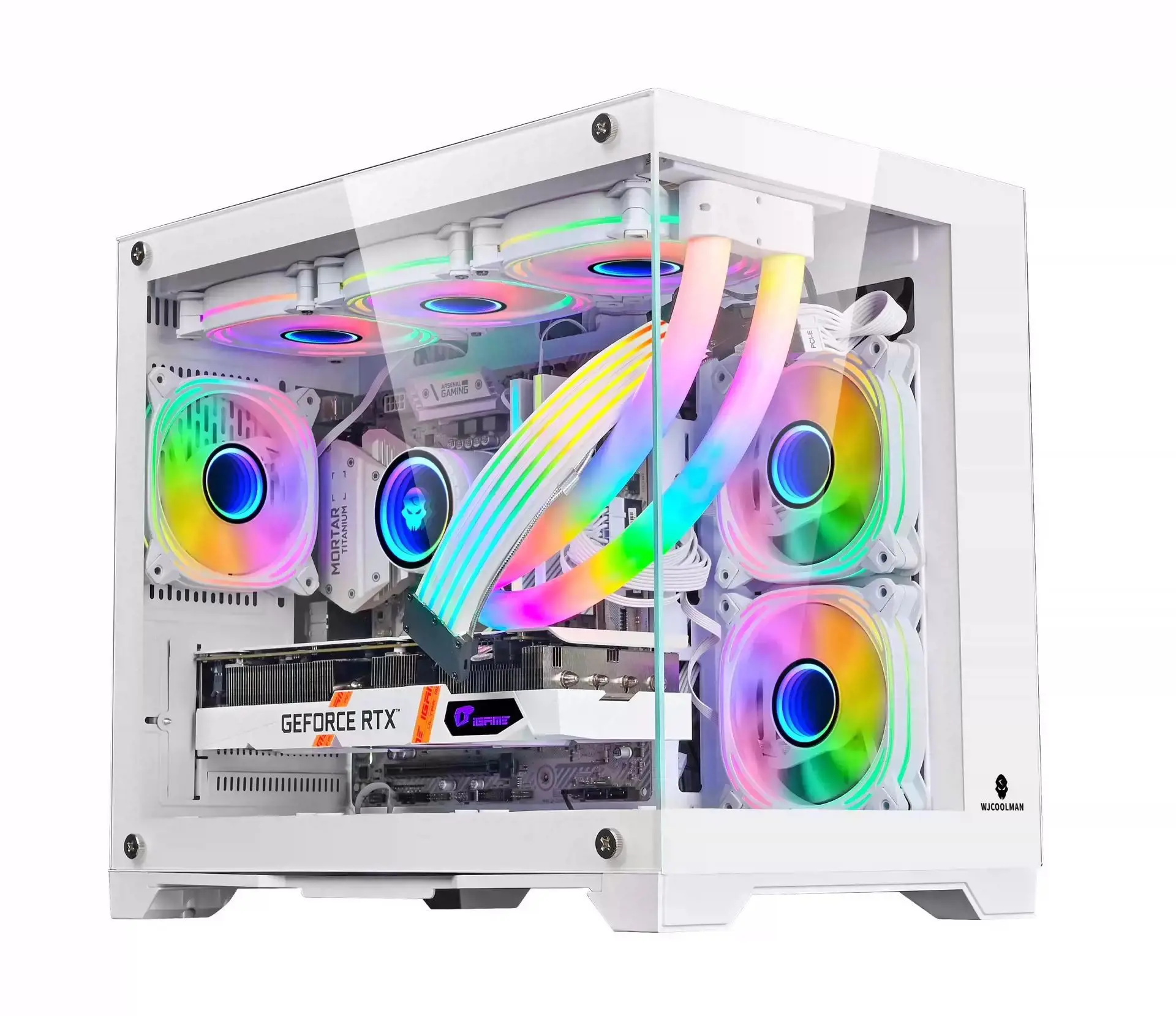 DIY Desktop PC Full Set I3 I7 RX580 2060 3060 GPU 13400f Assembled Gaming Desktop Pc Full Setup