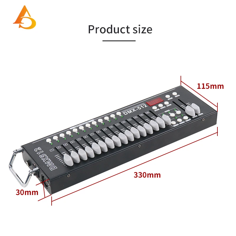 Discoteca DJ DMX คอนโซลควบคุมสำหรับ Luci da palcoscenico ต่อตัวควบคุม DMX 512 -16 DMX แสง DJ ปาร์ตี้แสงล้างแสง