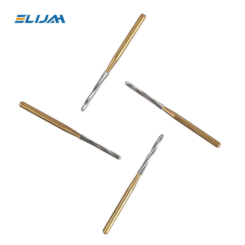 หัวเจาะทังสเตนสำหรับทันตกรรม5ชิ้น/แพ็ค zekrya หัวตัดสำหรับการผ่าตัดเอ็นโดดอนติก FG 1.6มม. ปลอดภัย5ชิ้น