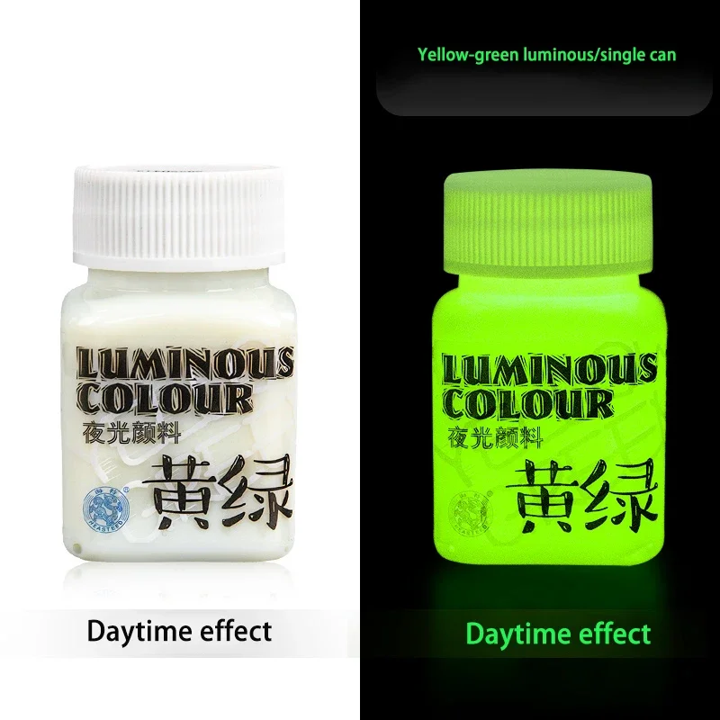 58ML Luminous อะคริลิคสีเรืองแสงเรืองแสงใน Dark DIY ปาร์ตี้ฮาโลวีนเครื่องประดับเล็บเล็บความงามเรซิ่น Pigment