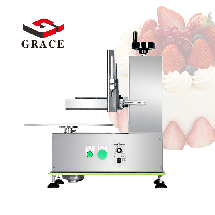 Mesin krim komersial kue otomatis, mesin pelapis kue penghalus