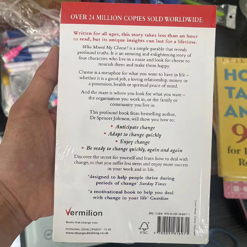 Who Moved My Cheese English Version of The Novel English for Educational Children Reading Book English Learning Language Books