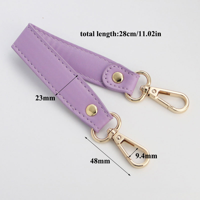 Neue 28 cm Kurze PU Leder Schulter Tasche Strap tasche Griffe DIY Ersatz Geldbörse Griff für Handtasche Gürtel Strap Tasche zubehör