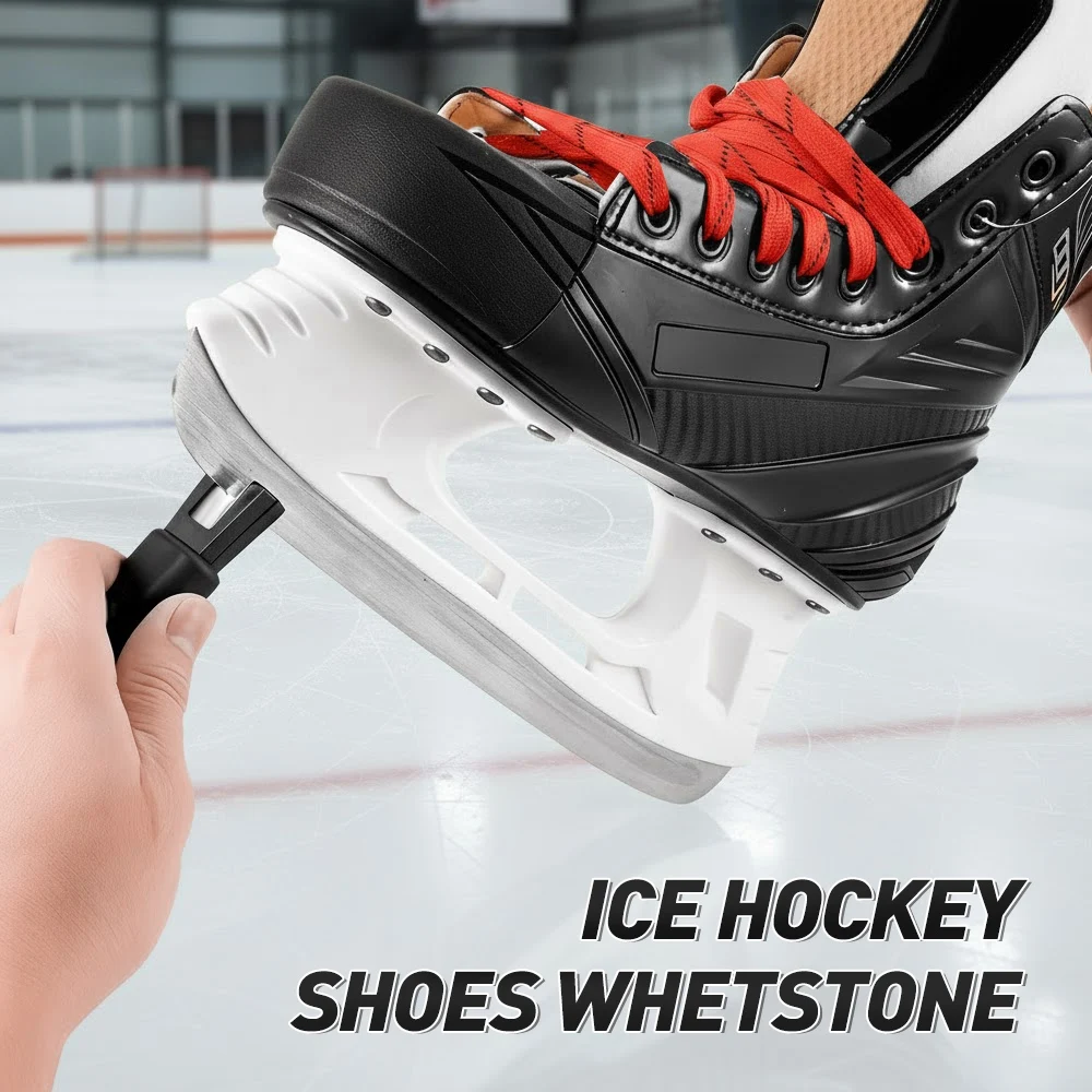 Eishockey Handheld Ice Skate Edge Blade Sharpener Hockey Zubehör Schärfstein Werkzeug für Eishockey Skates Skating Blade
