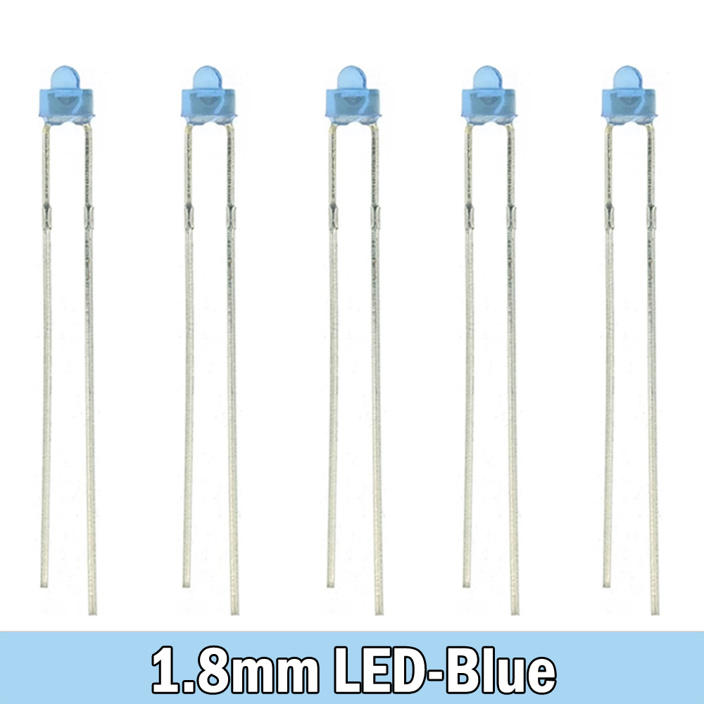Kit surtido de diodos de luz LED difusa, componentes verde, azul, blanco, amarillo y rojo, bricolaje, nuevo y Original, 100mm, lote de 1,8 unidades