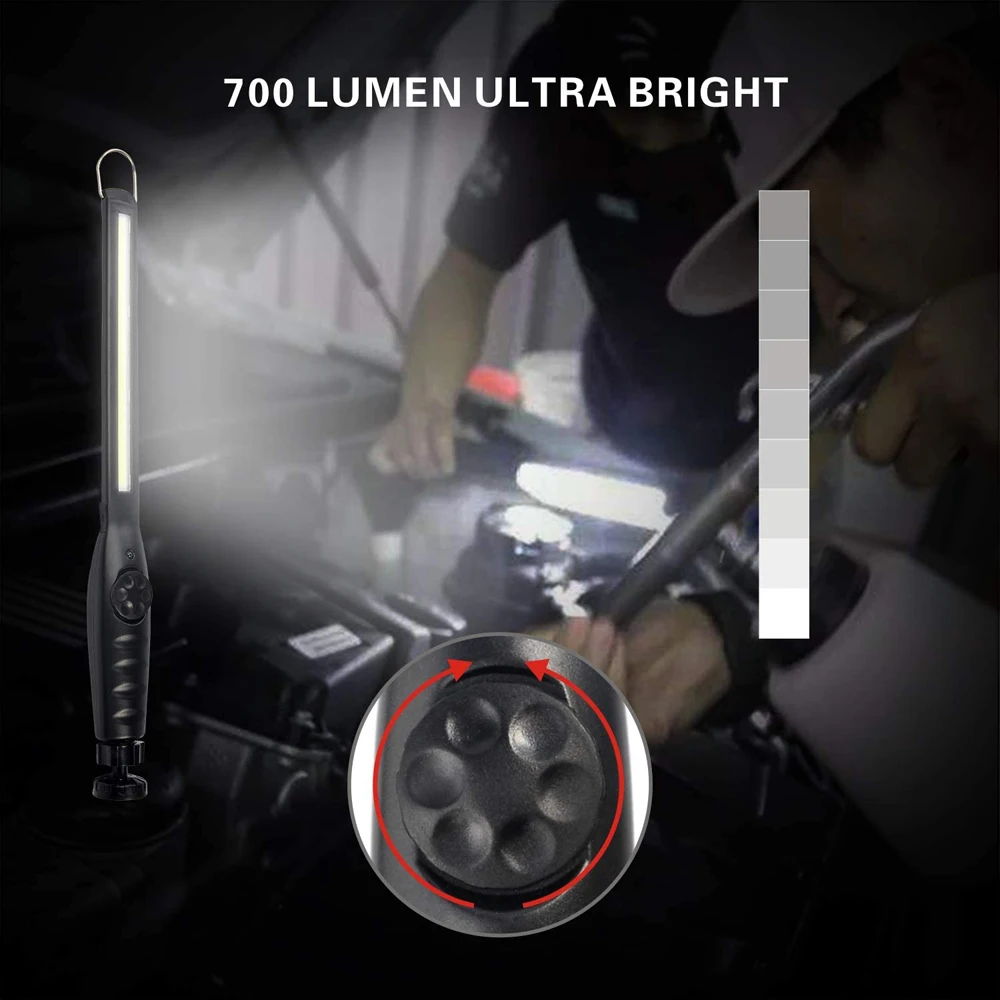 USB Sạc COB LED Làm Đèn Di Động Từ Không Dây Kiểm Tra Đèn Cho Xe Sửa Chữa Nhà Xưởng Khẩn Cấp
