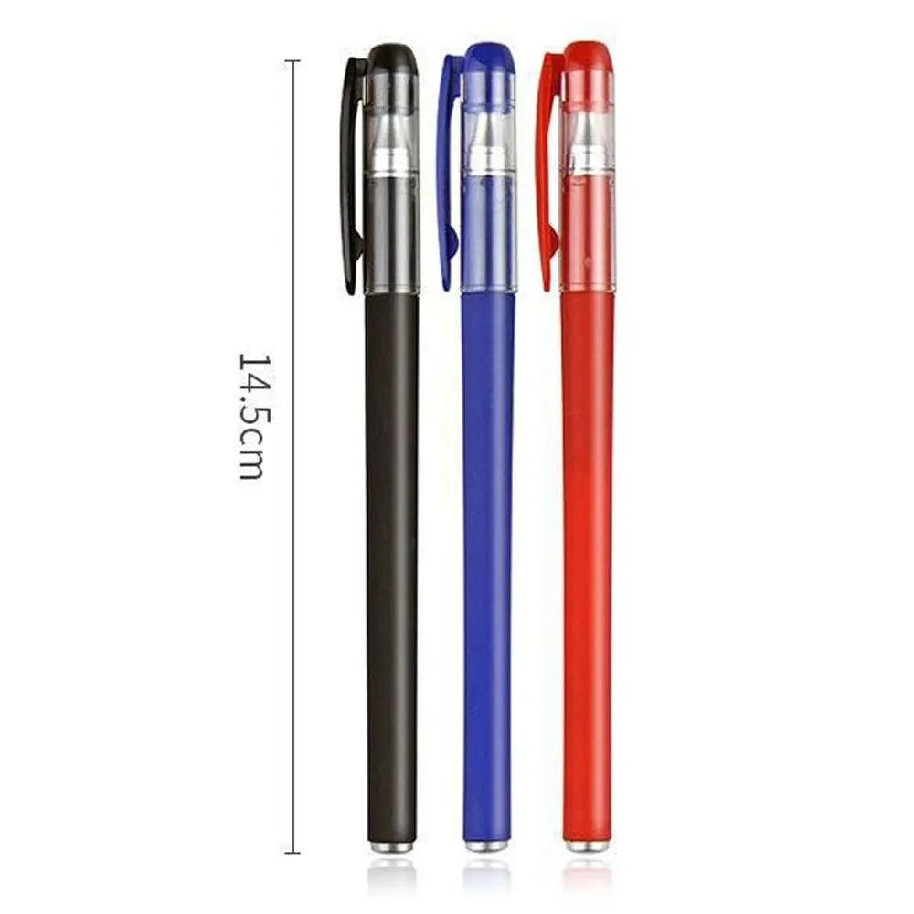 ชุดปากกาเจล Neutral ปากกาสีดําสีฟ้าสีแดงเติมเจลปากกา Bullet TIP 0.5 มม.อุปกรณ์สํานักงานโรงเรียนเครื่องเขียน Kawaii อุปกรณ์เสริม