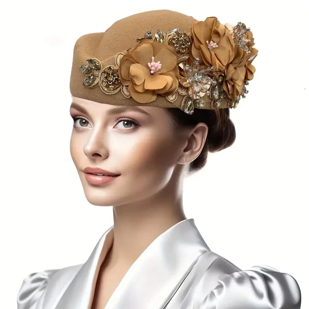 Gorro africano a la moda para verano y otoño, turbante africano para mujer, gorros suaves con flores para iglesia, envoltura informal para la cabeza para fiesta