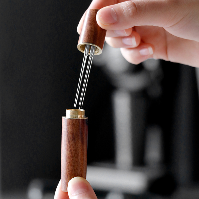 Ubijak do kawy w proszku ze stali nierdzewnej Mieszadło do kawy w proszku Espresso Dystrybutor Niwelator Narzędzia WDT Mieszanie kawiarni Akcesoria baristy