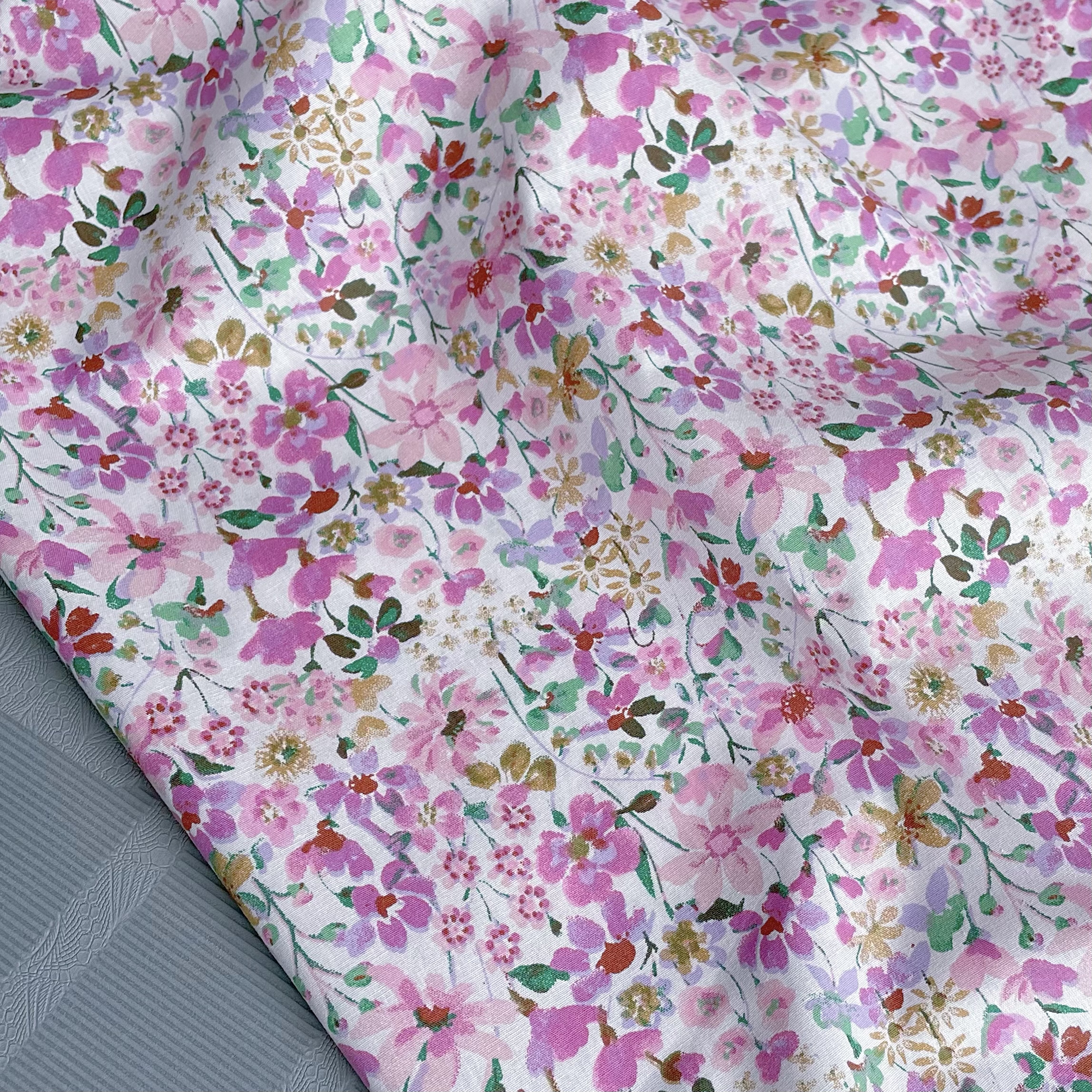 100% хлопок 40S, оригинальный дизайн ткани с цифровой печатью для шитья платьев, юбки, детей