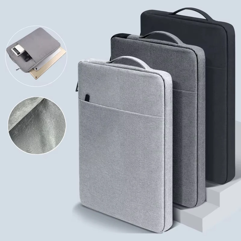 Laptop Bag Sleeve Cover Notebook Case For Apple Macbook Pro Air Xiaomi Huawei HP Dell Lenovo 11" 14" 15.6 Inch Computer Handbags
