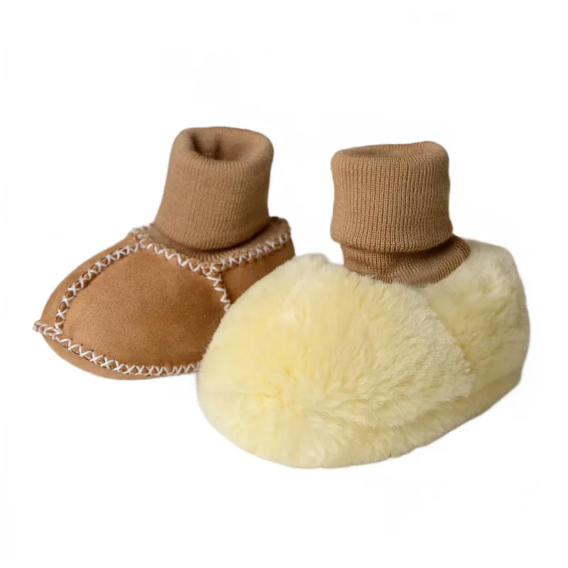 Plush Baby Boots Boy Girl Shoes Botas Winter Infant For Toddlers Fur Ugg Warm Boot For Kids Lightweight Stroller
