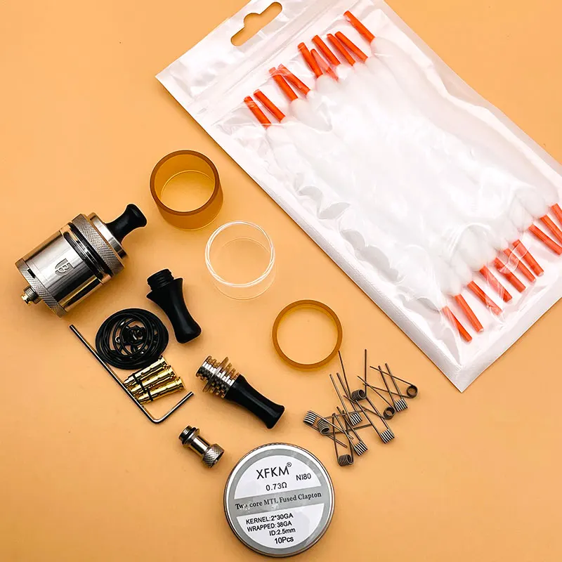 DSX Berserker V3 MTL RTA atomizador BSKR B3 MTL tanque 2ml/6ml 24mm llenado superior bobina única con 3 puntas de goteo MTL tanque reconstruible RTA