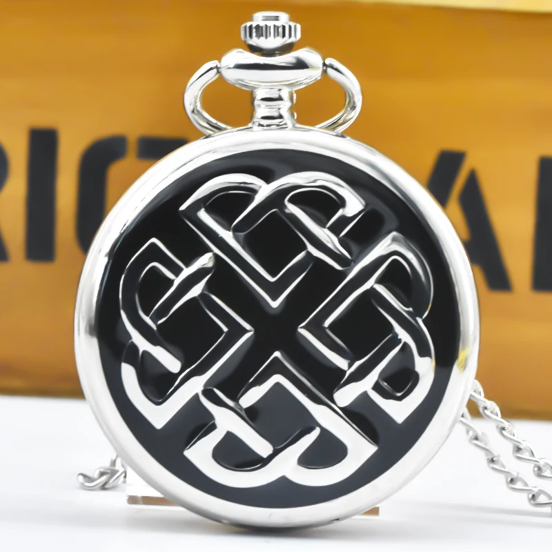 Retro Bronze Steampunk Muster gravierte Flip-Top Quarz Halskette Serie Gedenktaschenuhr für männliche und weibliche Studenten